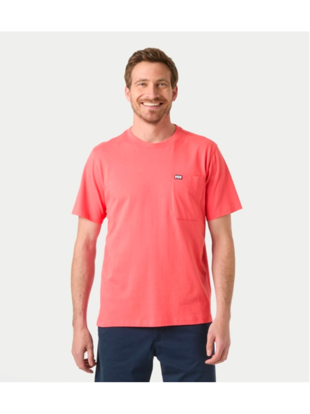 Helly Hansen Mens Red Hudson Pocket T-Shirt Size Medium NWT